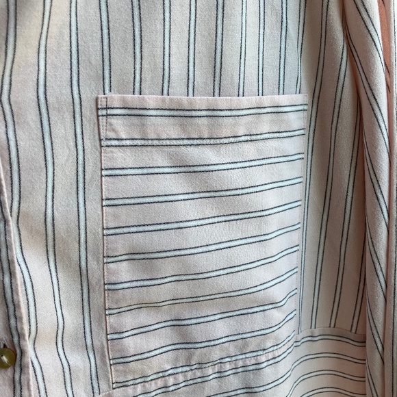 Déesse Pink Striped Blouse - Picture 4 of 4